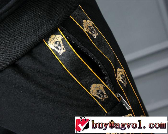 2019夏ファション新品 ヴェルサーチ馴染みやすいスタイル美品 VERSACE 上下セット2色可選