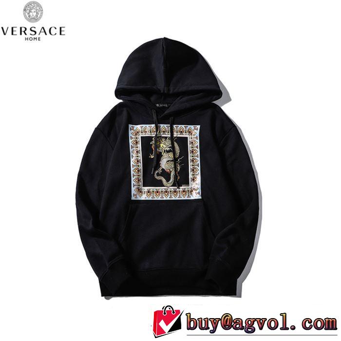 大人っぽいファション感 ヴェルサーチVERSACE パーカー 2色可選 2019SSのトレンド商品
