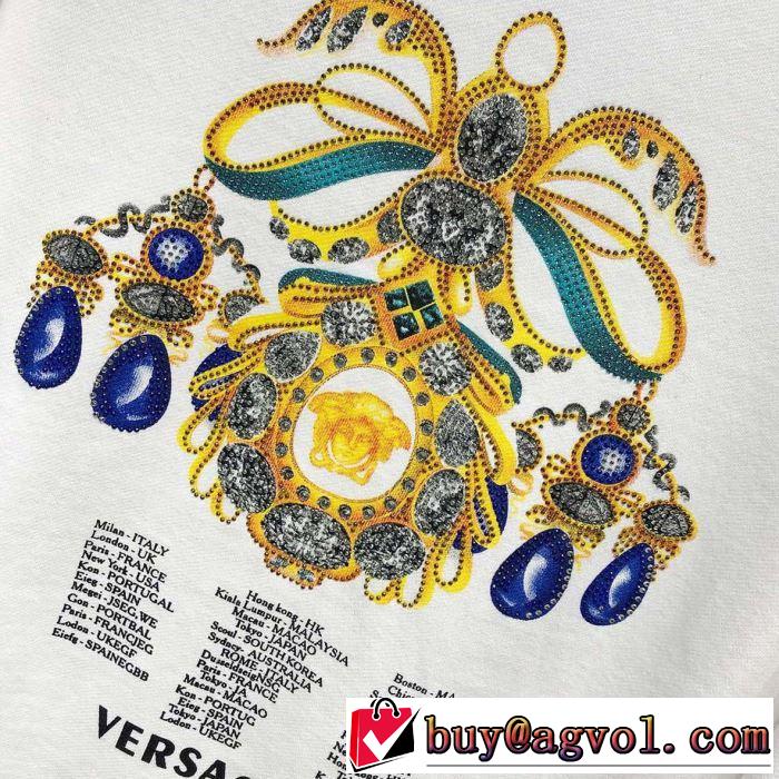 お洒落トレンド人気 2019春夏トレンドアイテム ヴェルサーチVERSACE プルオーバーパーカー 2色可選