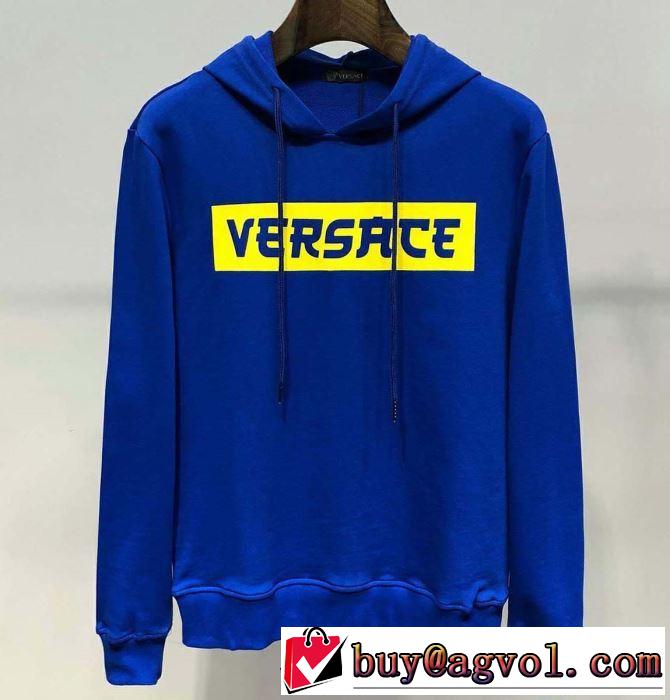 2色可選 パーカー  ヴェルサーチVERSACE 【2019春夏】最新コレクション 人気ストリートブランド新品