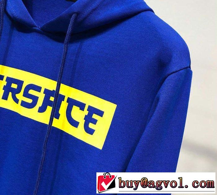 2色可選 パーカー  ヴェルサーチVERSACE 【2019春夏】最新コレクション 人気ストリートブランド新品