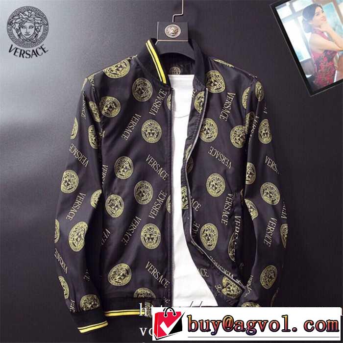 今年の流行りファション ヴェルサーチ VERSACE ブルゾン 2色可選 2019-20秋冬取り入れやすい