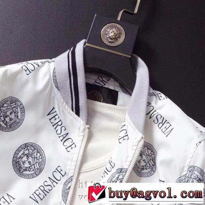 今年の流行りファション ヴェルサーチ VERSACE ブルゾン 2色可選 2019-20秋冬取り入れやすい