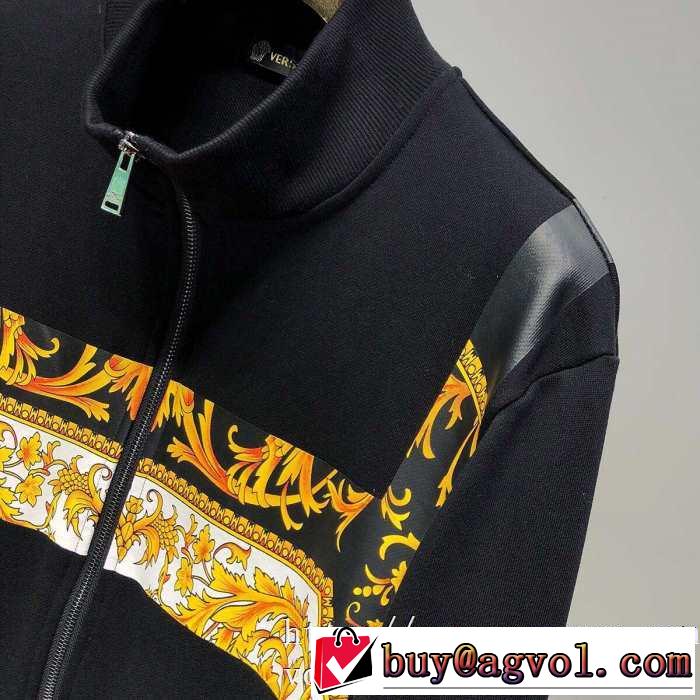 【最新】2019年秋冬のトレンド速報 さわやかに新品おすすめ ヴェルサーチ VERSACE ブルゾン 2色可選