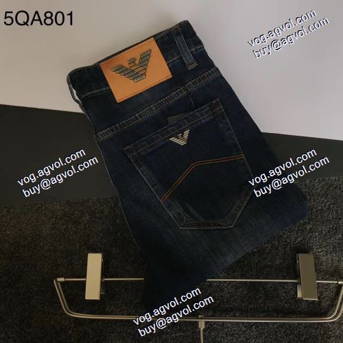  
希少価値大！2020AW アルマーニコピー激安 ストレッチが効いた デニムパンツ アルマーニブランドスーパーコピー 