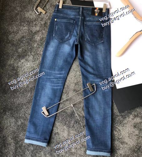  豊富なサイズ VERSACEコピー偽物 シンプル  2020AW ヴェルサーチコピー代引 デニムパンツ