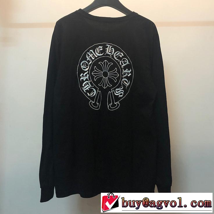 クロムハーツ 3色可選 ストリート感あふれ CHROME HEARTS 長袖 /ロンT 普段使いにも最適なアイテム