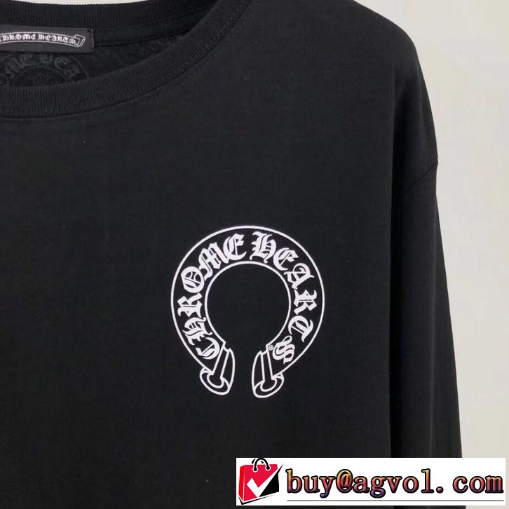 2色可選 CHROME HEARTS ファッションに取り入れよう クロムハーツ 2020話題の商品  長袖 /ロンT