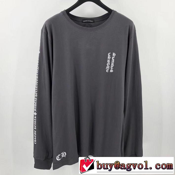 クロムハーツ 2色可選 今年の春トレンド CHROME HEARTS 長袖 /ロンT 驚きのプライス