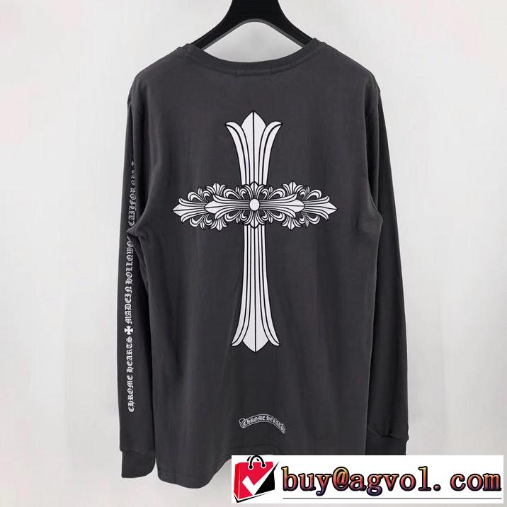 クロムハーツ 2色可選 今年の春トレンド CHROME HEARTS 長袖 /ロンT 驚きのプライス