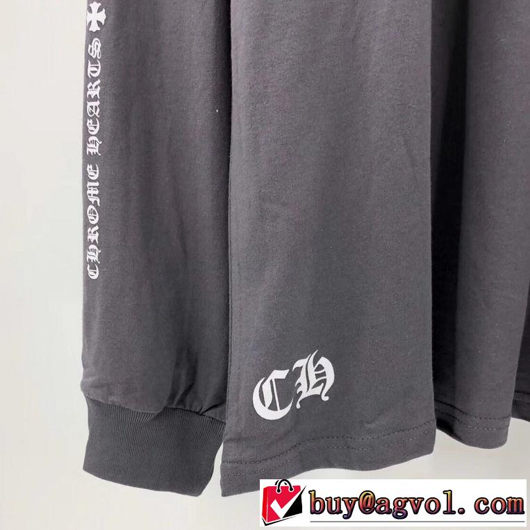クロムハーツ 2色可選 今年の春トレンド CHROME HEARTS 長袖 /ロンT 驚きのプライス
