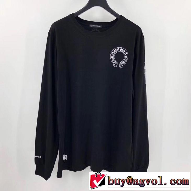 2色可選 長袖 /ロンT おしゃれに大人の必見 クロムハーツ CHROME HEARTS 20SS☆送料込