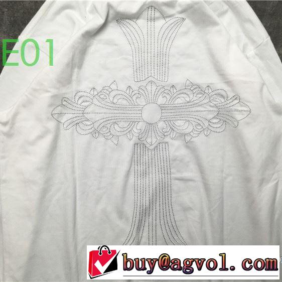 20SSトレンド  長袖 /ロンT 2色可選 確定となる上品 クロムハーツ CHROME HEARTS