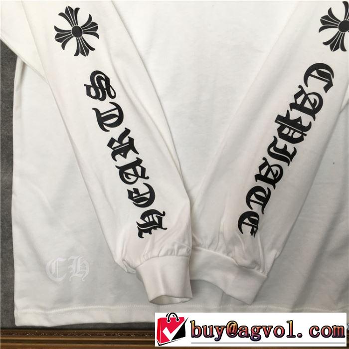 ファッションに取り入れよう 長袖 /ロンT 2色可選 2020春新作 クロムハーツ CHROME HEARTS