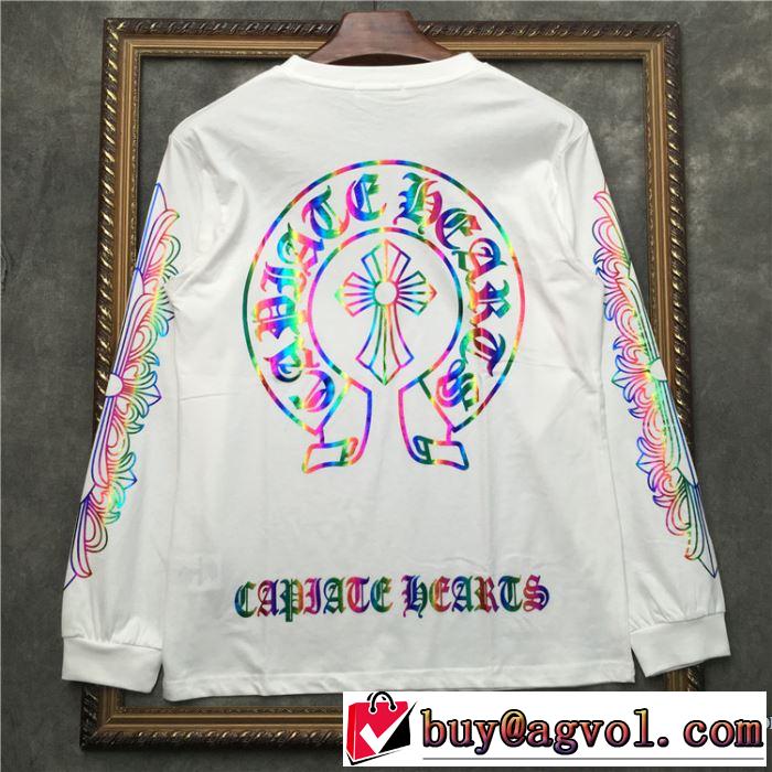 2020話題の商品 クロムハーツ 2色可選 CHROME HEARTS 飽きもこないデザイン 長袖 /ロンT
