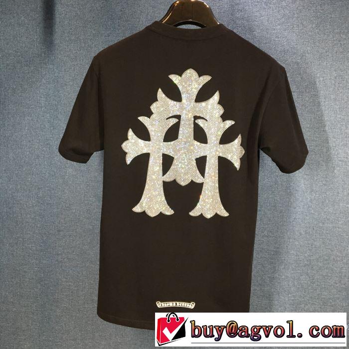 2020話題の商品 2色可選 半袖Tシャツ クロムハーツ 飽きもこないデザイン CHROME HEARTS