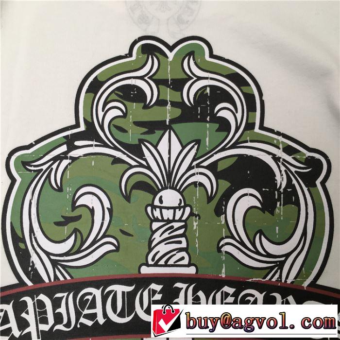 2色可選 今なお素敵なアイテムだ 半袖Tシャツ クロムハーツ CHROME HEARTS 大人の新作こそ