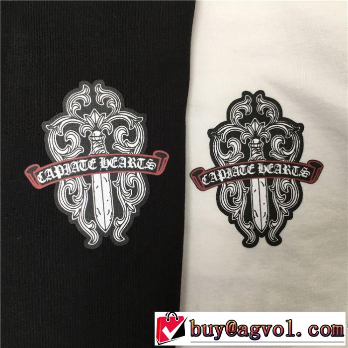 2色可選 今なお素敵なアイテムだ 半袖Tシャツ クロムハーツ CHROME HEARTS 大人の新作こそ