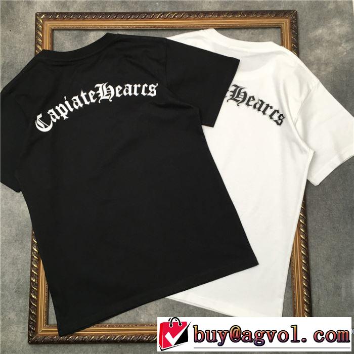 CHROME HEARTS 2色可選 普段のファッション 半袖Tシャツ クロムハーツ  大人気のブランドの新作
