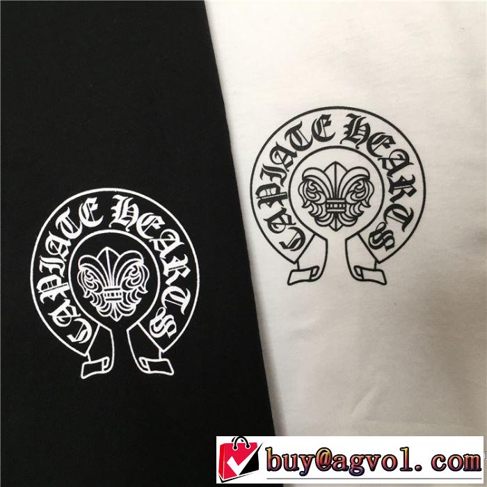 2色可選 おしゃれ刷新に役立つ 半袖Tシャツ クロムハーツ 2020モデル  CHROME HEARTS