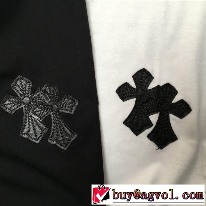 2色可選 おしゃれ刷新に役立つ 半袖Tシャツ クロムハーツ 2020モデル  CHROME HEARTS