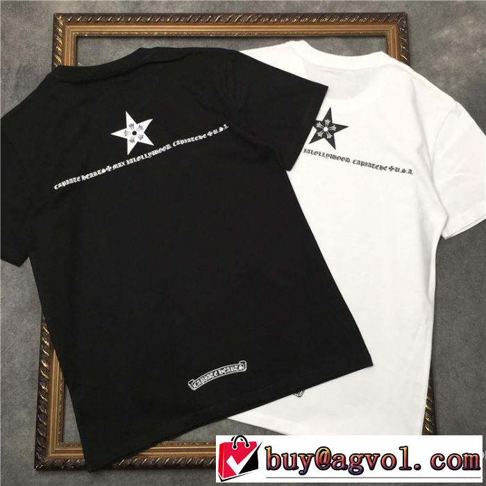 20新作です 2色可選 CHROME HEARTS 安心安全人気通販 半袖Tシャツ クロムハーツ