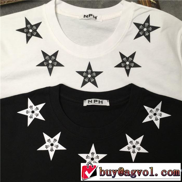 20新作です 2色可選 CHROME HEARTS 安心安全人気通販 半袖Tシャツ クロムハーツ