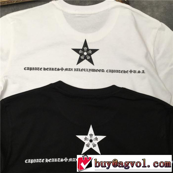20新作です 2色可選 CHROME HEARTS 安心安全人気通販 半袖Tシャツ クロムハーツ