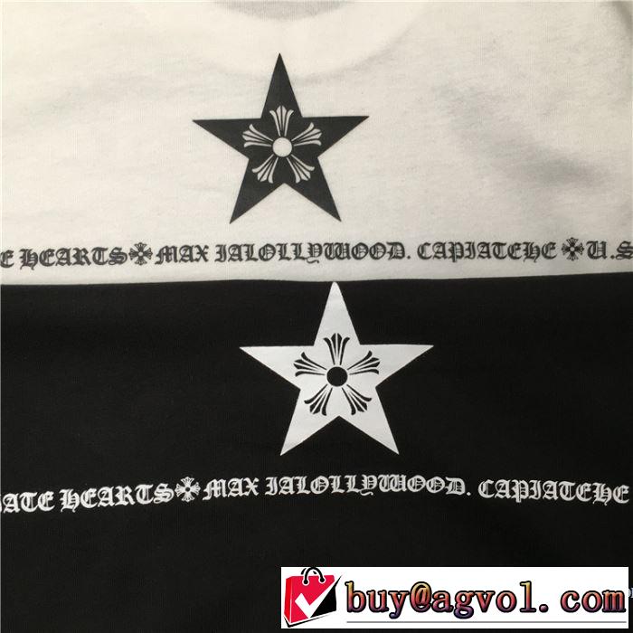 20新作です 2色可選 CHROME HEARTS 安心安全人気通販 半袖Tシャツ クロムハーツ