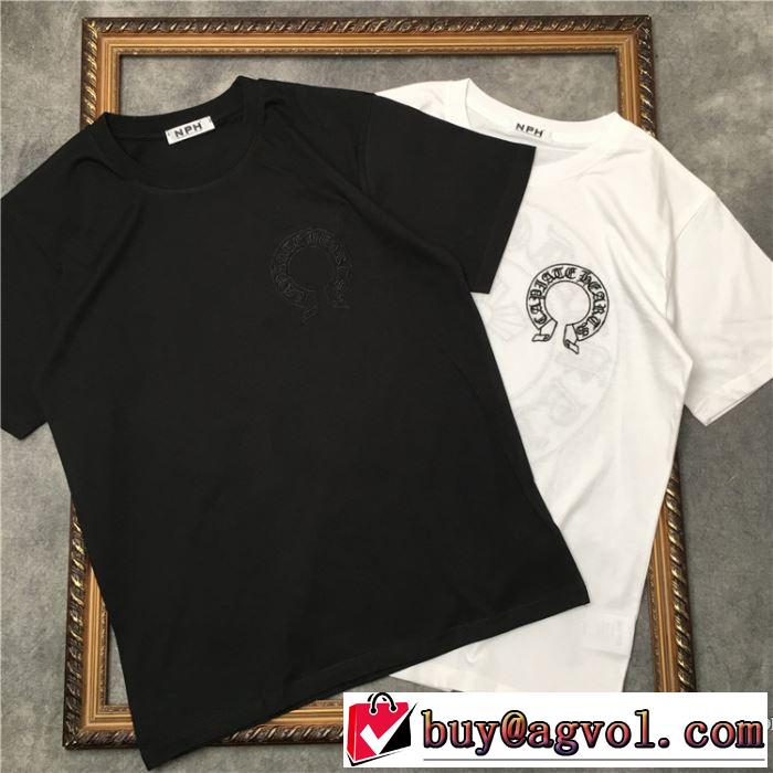 2色可選 2020春新作 半袖Tシャツ どのアイテムも手頃な価格で クロムハーツ CHROME HEARTS
