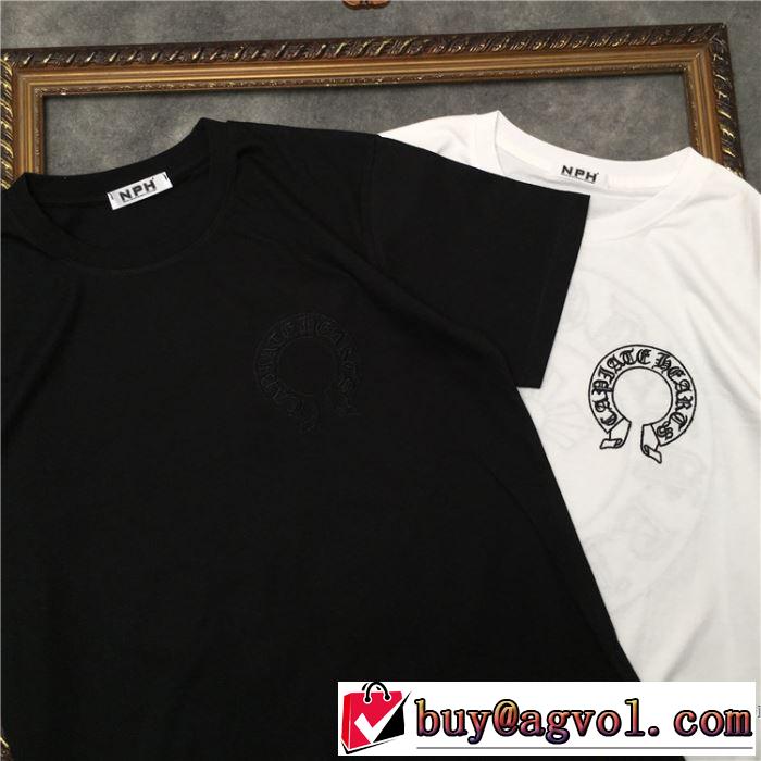 2色可選 2020春新作 半袖Tシャツ どのアイテムも手頃な価格で クロムハーツ CHROME HEARTS