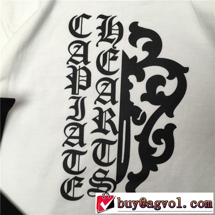 クロムハーツ CHROME HEARTS 2色可選 ファッションに取り入れよう 半袖Tシャツ 限定アイテム特集