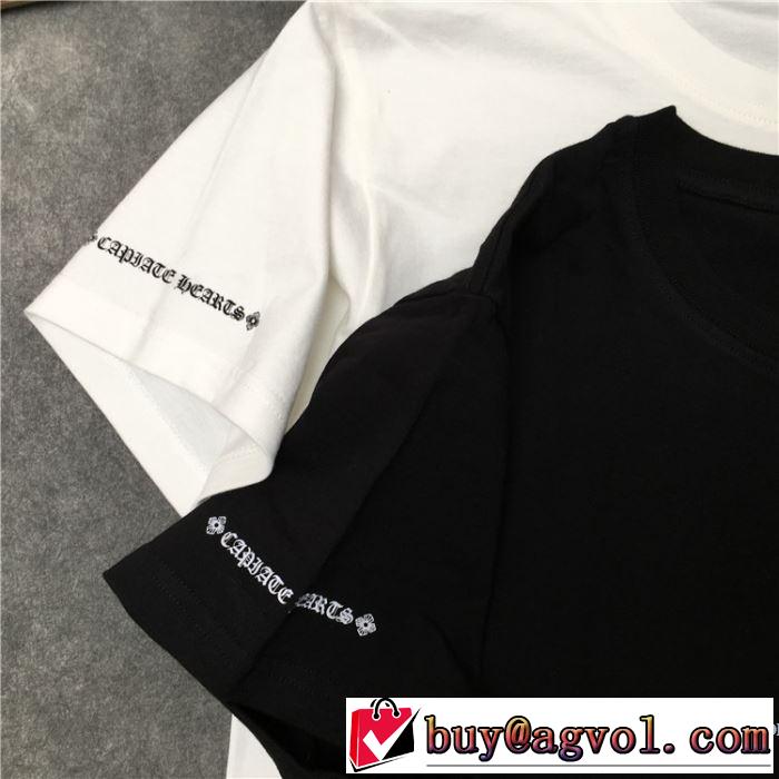 クロムハーツ CHROME HEARTS 2色可選 ファッションに取り入れよう 半袖Tシャツ 限定アイテム特集