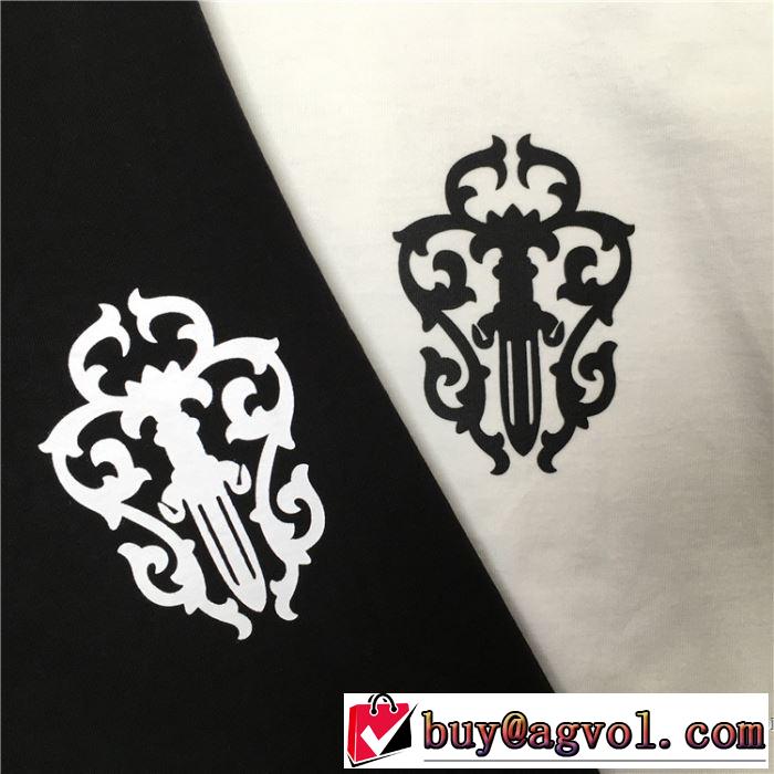 クロムハーツ CHROME HEARTS 2色可選 ファッションに取り入れよう 半袖Tシャツ 限定アイテム特集