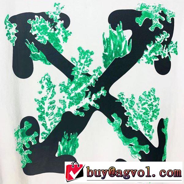 2色可選  2020モデル Off-White 大人の新作こそ オフホワイト 半袖/Tシャツ 大活躍する