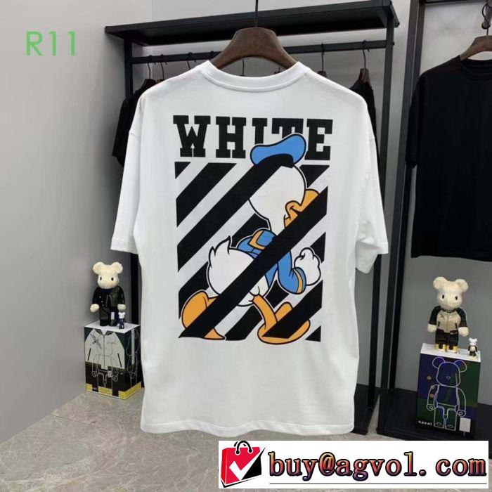 Off-White オフホワイト20SS☆送料込 半袖/Tシャツ 非常にシンプルなデザインな