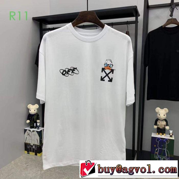Off-White オフホワイト20SS☆送料込 半袖/Tシャツ 非常にシンプルなデザインな