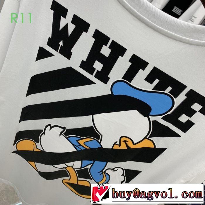 Off-White オフホワイト20SS☆送料込 半袖/Tシャツ 非常にシンプルなデザインな