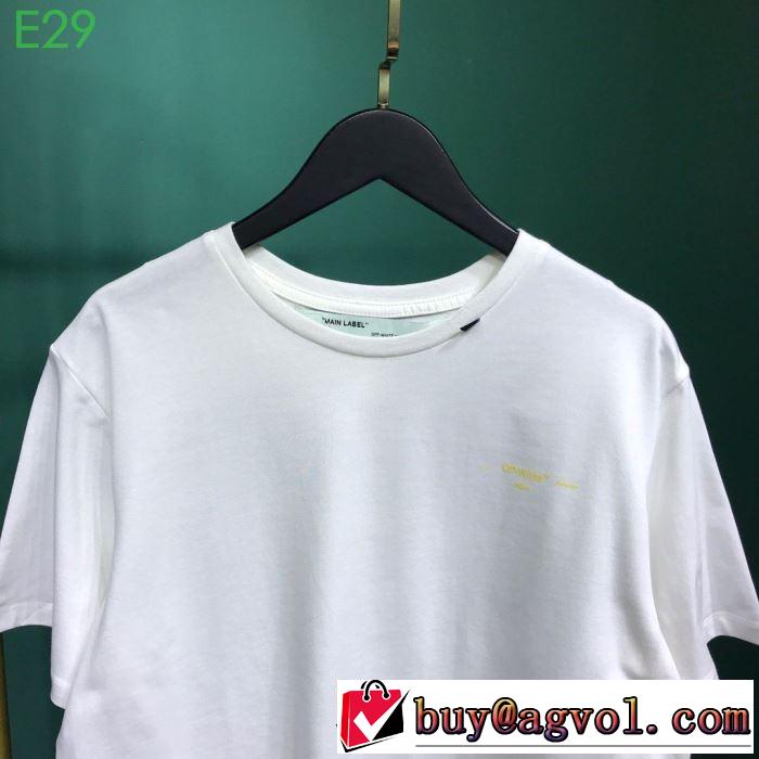 2色可選2020年春夏コレクション Off-Whiteお値段もお求めやすい オフホワイト 半袖/Tシャツ