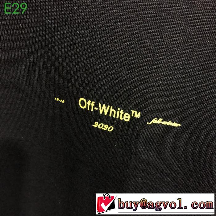 2色可選2020年春夏コレクション Off-Whiteお値段もお求めやすい オフホワイト 半袖/Tシャツ