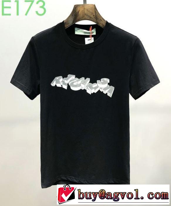 2020話題の商品 2色可選 Off-White半袖/Tシャツ 高級感のある素材 オフホワイト