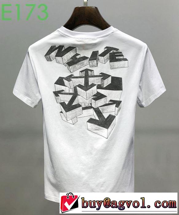 2020話題の商品 2色可選 Off-White半袖/Tシャツ 高級感のある素材 オフホワイト