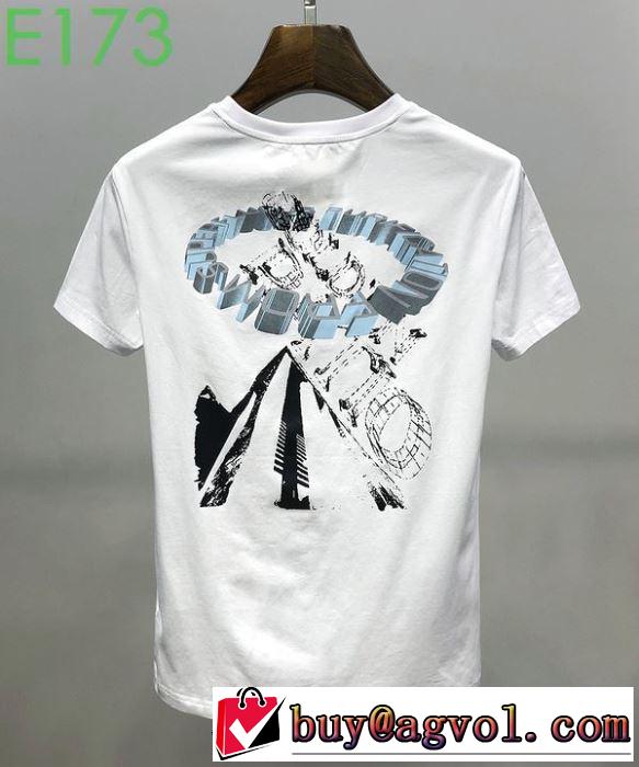 Off-White 2色可選 2020SS人気 オフホワイト 半袖/Tシャツ 非常にシンプルなデザインな
