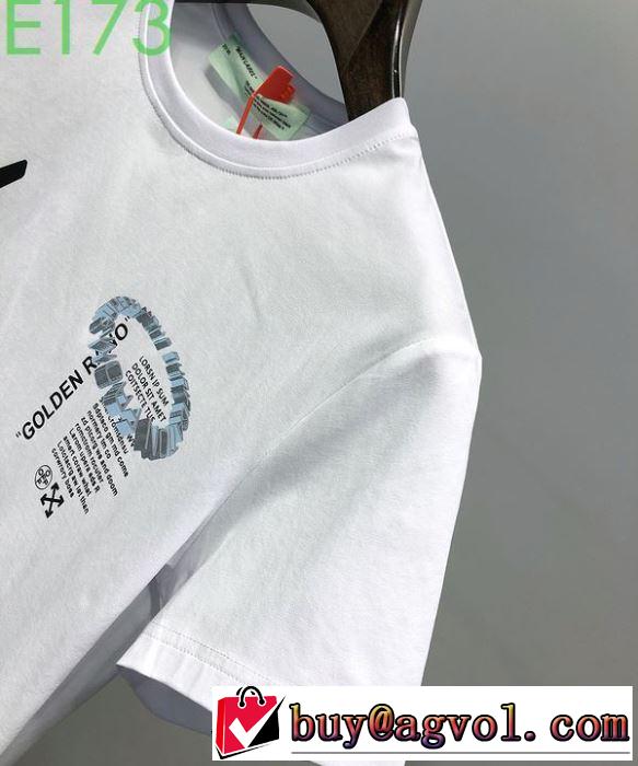 Off-White 2色可選 2020SS人気 オフホワイト 半袖/Tシャツ 非常にシンプルなデザインな