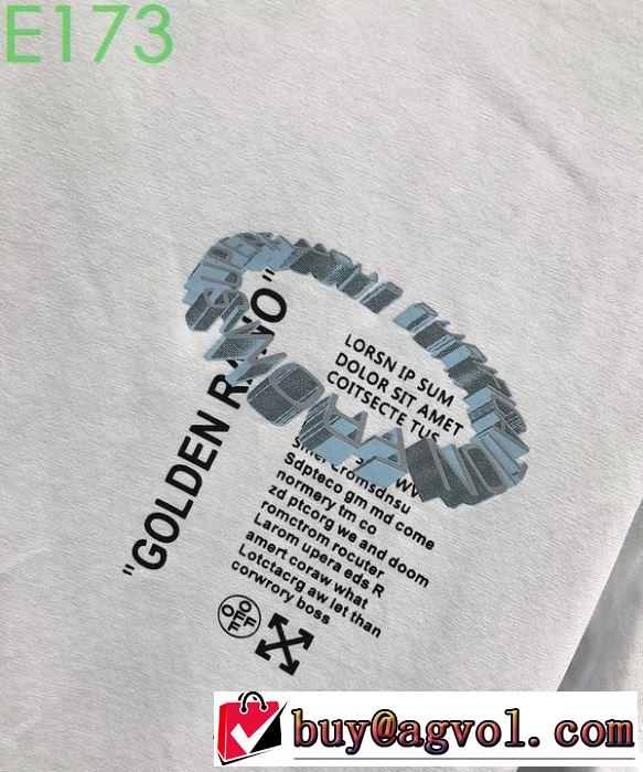 Off-White 2色可選 2020SS人気 オフホワイト 半袖/Tシャツ 非常にシンプルなデザインな
