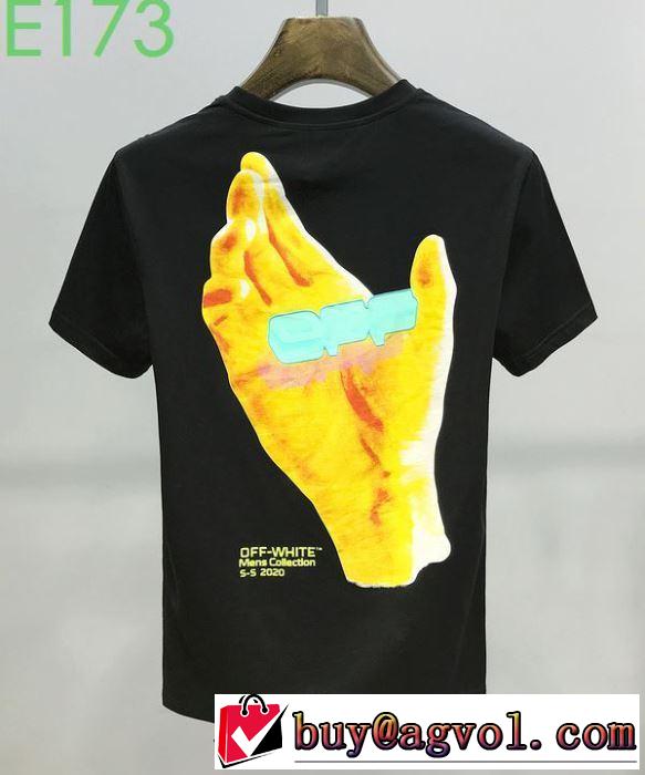 20新作です 2色可選 Off-White安心安全人気通販 オフホワイト 半袖/Tシャツ コーデの完成度を高める