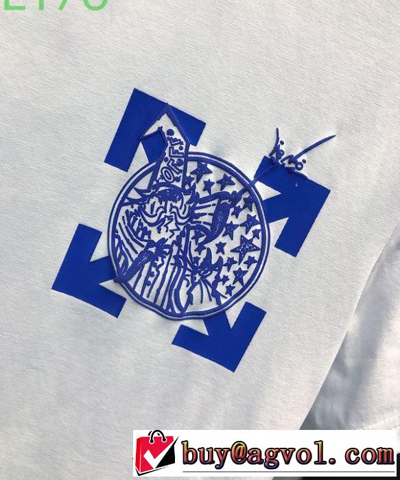 2色可選 大幅割引価格 2020年春夏コレクション Off-White オフホワイト 半袖/Tシャツ