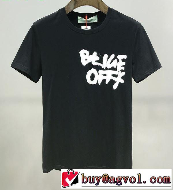 2020SS人気  2色可選スタイルアップ Off-White オフホワイト累積売上総額第１位 半袖/Tシャツ