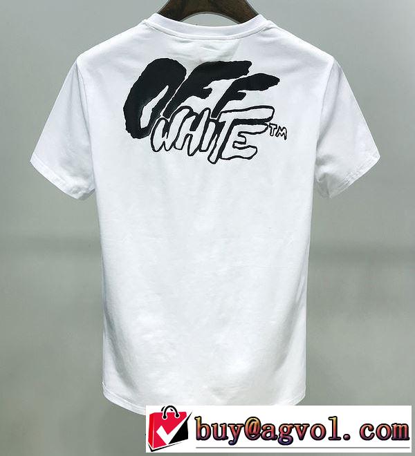 2020SS人気  2色可選スタイルアップ Off-White オフホワイト累積売上総額第１位 半袖/Tシャツ