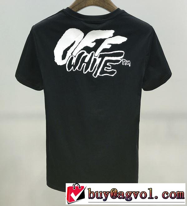 2020SS人気  2色可選スタイルアップ Off-White オフホワイト累積売上総額第１位 半袖/Tシャツ